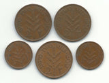 Palestine Coins British Mandate Israel Lot Mix 1927 1941 1942 1946 Free Shipping