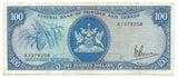 Trinidad & Tobago Banknote 100 Dollars 1964 P-35a Rare Old Paper Money Bargain