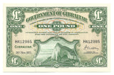Gibraltar Banknote 1 Pound 1971 P-18b aAU Original Paper Money Rare