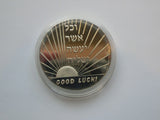 Israel Silver 935 State Medal Rare Good Luck 37 mm 26 Grams 1998 Free Shipping