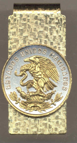 Mexico Mexican 20 Centavos Coin Eagle Money Clip Free Shipping Great Gift + Box