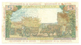 French Antilles Banknote Guyane Guadeloupe Martinique 5 Francs 1964 P7b Rare ND