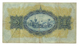 Thailand Siam Government Banknote 1 baht 1926 P-16 b ? RARE DATE SIGNATURE ASIA