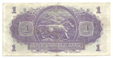 British East Africa Banknote 1 Shilling 1943 P-27 gVF Rare King George Key Old