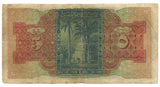 Egypt Egyptian Rare Banknote 5 Pounds 1933 P19b Cook aVF Key Date Cairo Free