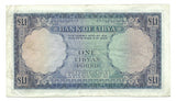 Libya Libia Libyan Banknote 1 Pound 1963 AH 1382 P-25 VF Rare Paper Money Old