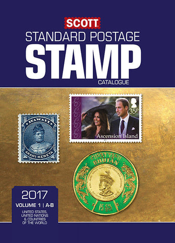 New 2017 Scott Standard Postage Stamp Catalogue Volume 1 US, UN, Countries A-B