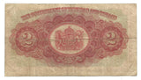 Trinidad & Tobago Banknote 2 Dollars 1939 P-6b WW2 Rare Old Paper Money Bargain