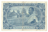 Mali Africa Banknote Money 1000 Francs 1960 P-4 aVF President Modibo Keita Rare