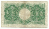 Malaya British Borneo Banknote 5 Dollars 1953 P-2 F+ Queen Elizabeth straits