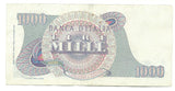 Italy Europe Banknote 1000 Lire 1964 P-96c Old Verdi Carli, Ripa Rare VF+++