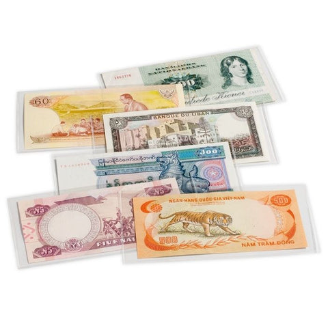 Banknotes Sleeves Currency Lighthouse Free USA Shipping Medium Modern Size X50