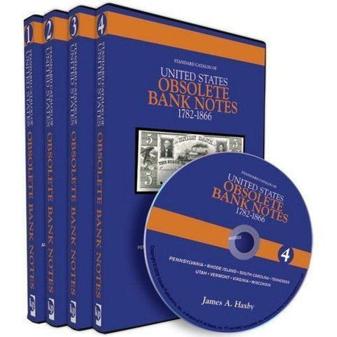 Standard Catalog of United States Obsolete Bank Notes 1782-1866 + CD Free Post